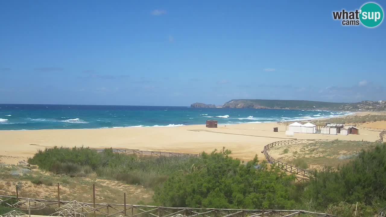 Webcam Torre dei Corsari – Live Beach View from Punta Usai