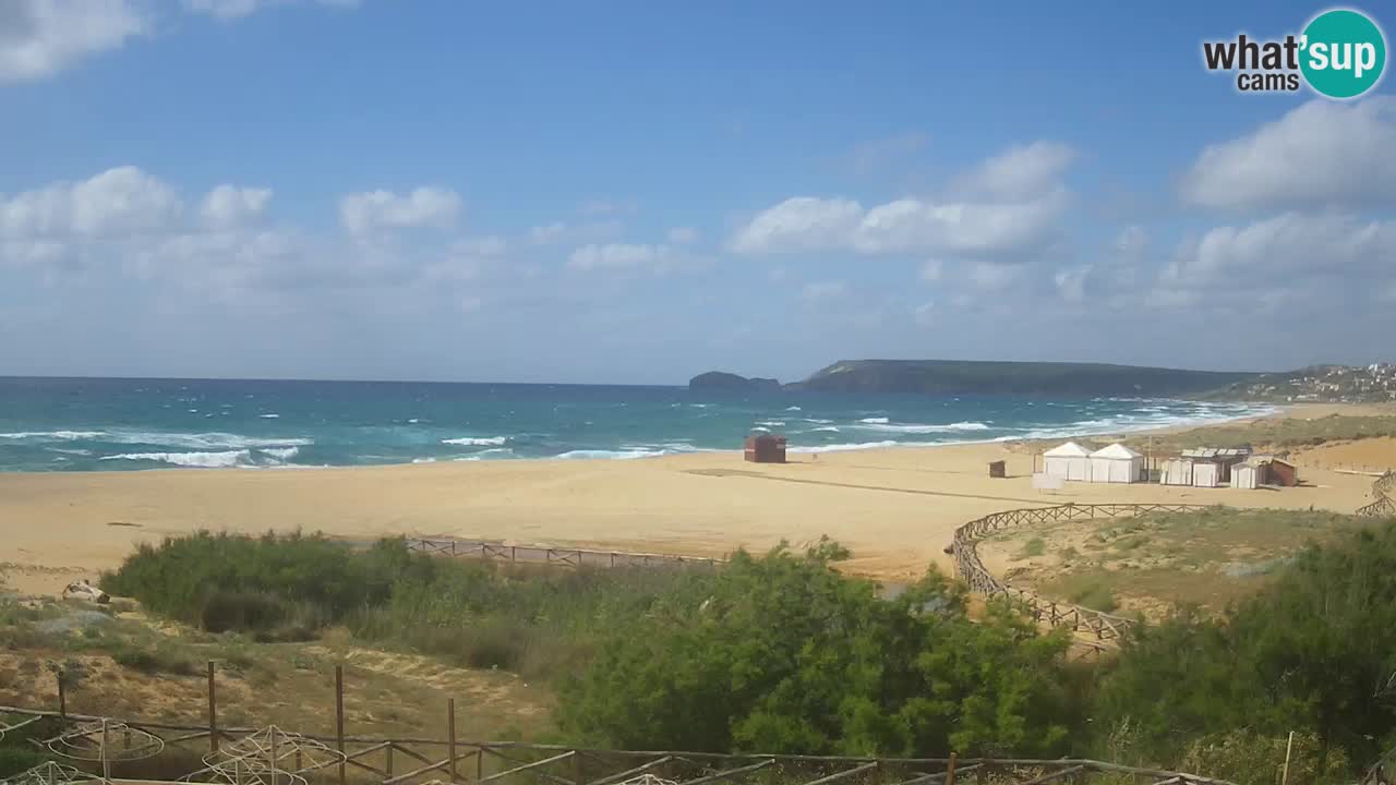 Webcam Torre dei Corsari – Liveblick auf den Strand von Punta Usai
