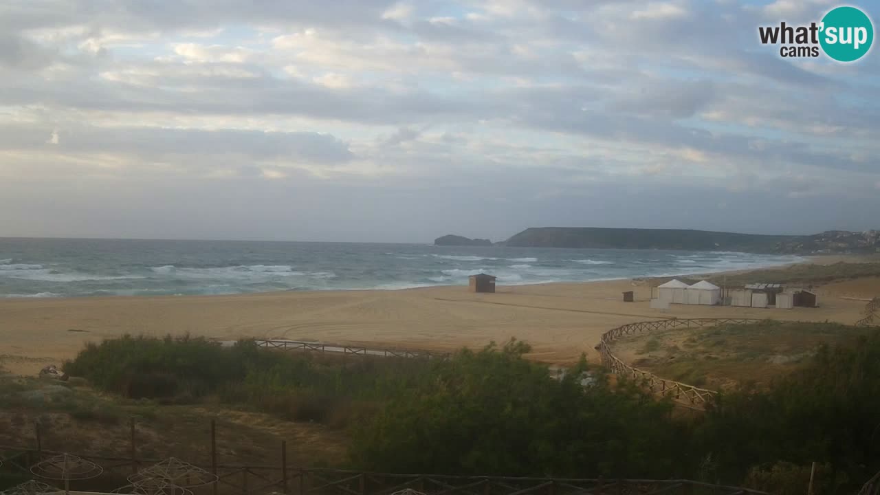 Webcam Torre dei Corsari – Live Beach View from Punta Usai