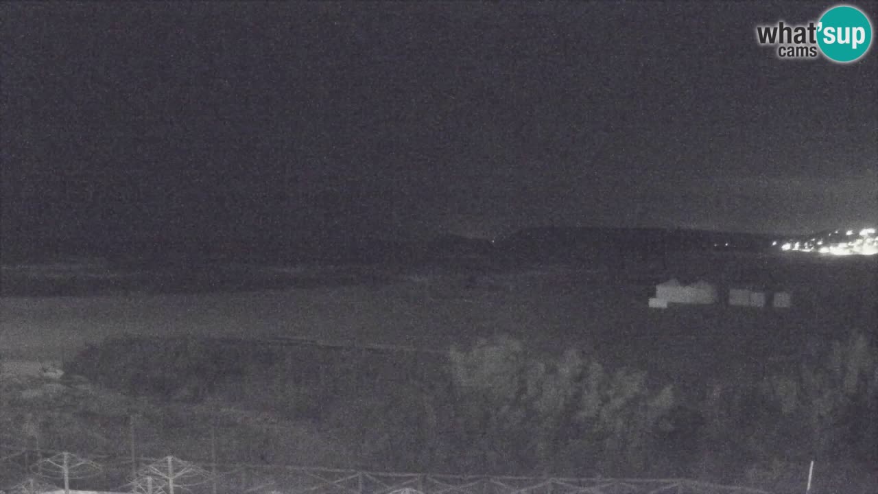 Webcam Torre dei Corsari – Vista live sulla spiaggia da Punta Usai