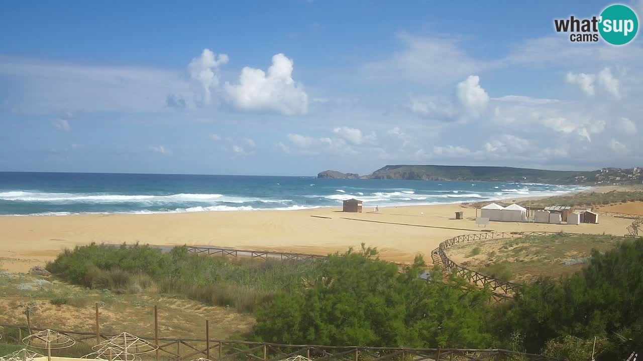 Cámara web Torre dei Corsari – Vista en directo de la playa desde Punta Usai