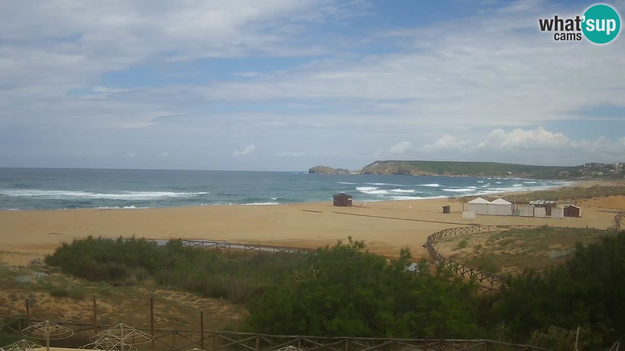 Webcam Torre dei Corsari – Vue en direct sur la plage depuis Punta Usai
