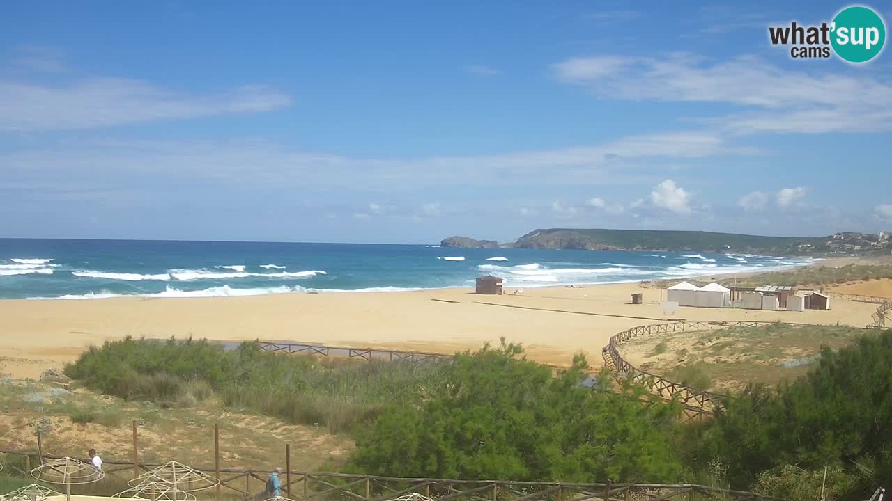 Webcam Torre dei Corsari – Liveblick auf den Strand von Punta Usai