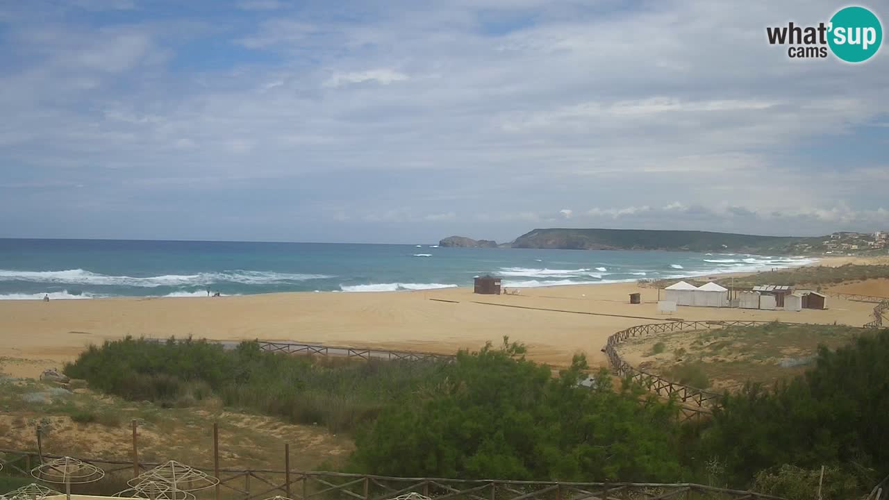 Webcam Torre dei Corsari – Liveblick auf den Strand von Punta Usai