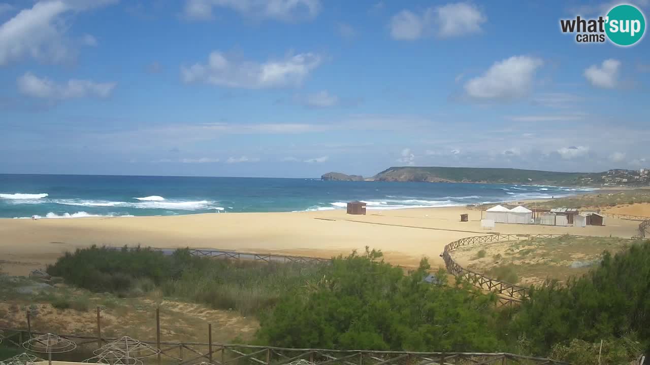 Webcam Torre dei Corsari – Live Beach View from Punta Usai