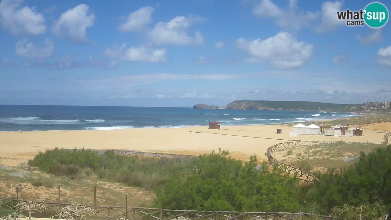 Webcam Torre dei Corsari – Liveblick auf den Strand von Punta Usai