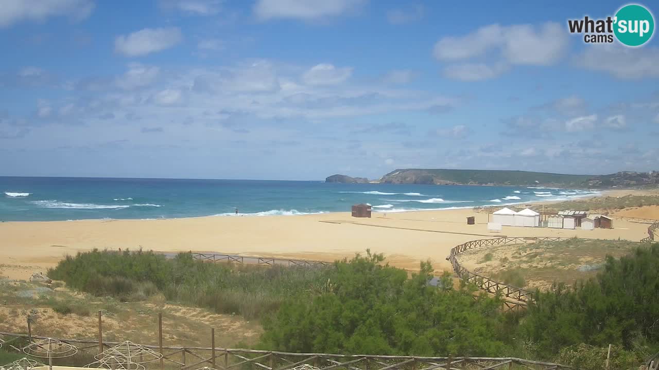 Webcam Torre dei Corsari – Liveblick auf den Strand von Punta Usai