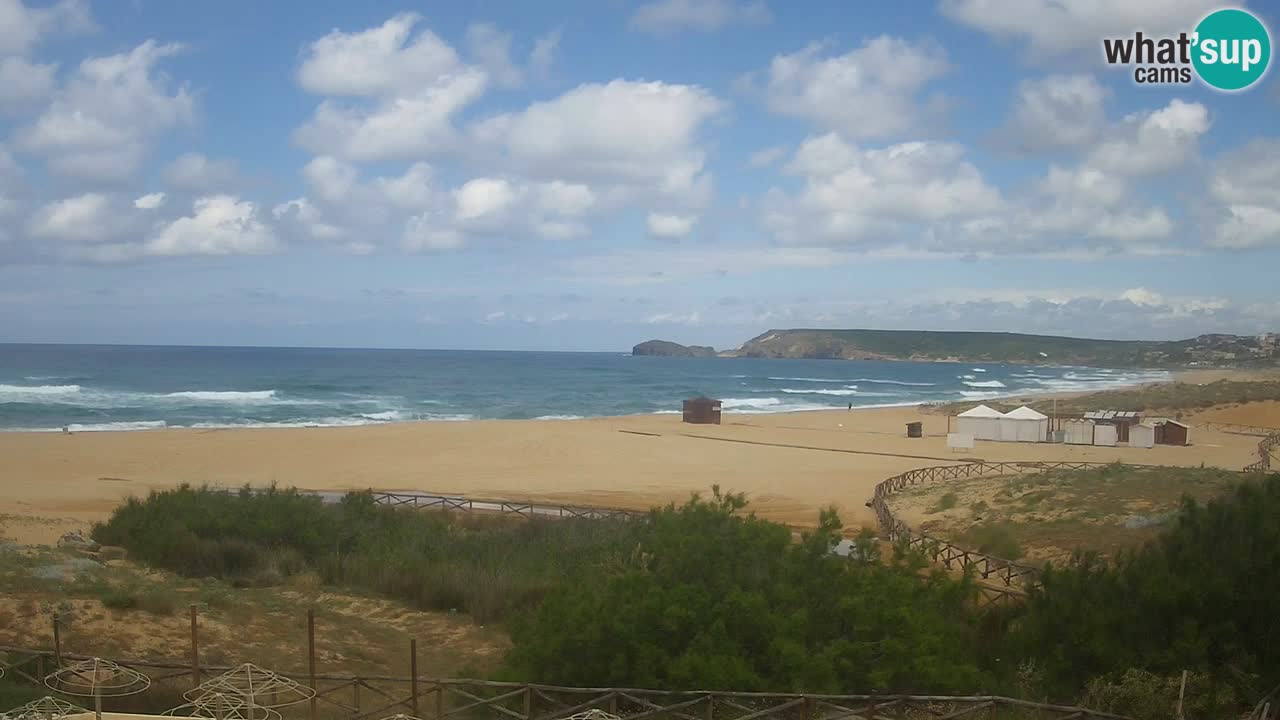 Webcam Torre dei Corsari – Liveblick auf den Strand von Punta Usai