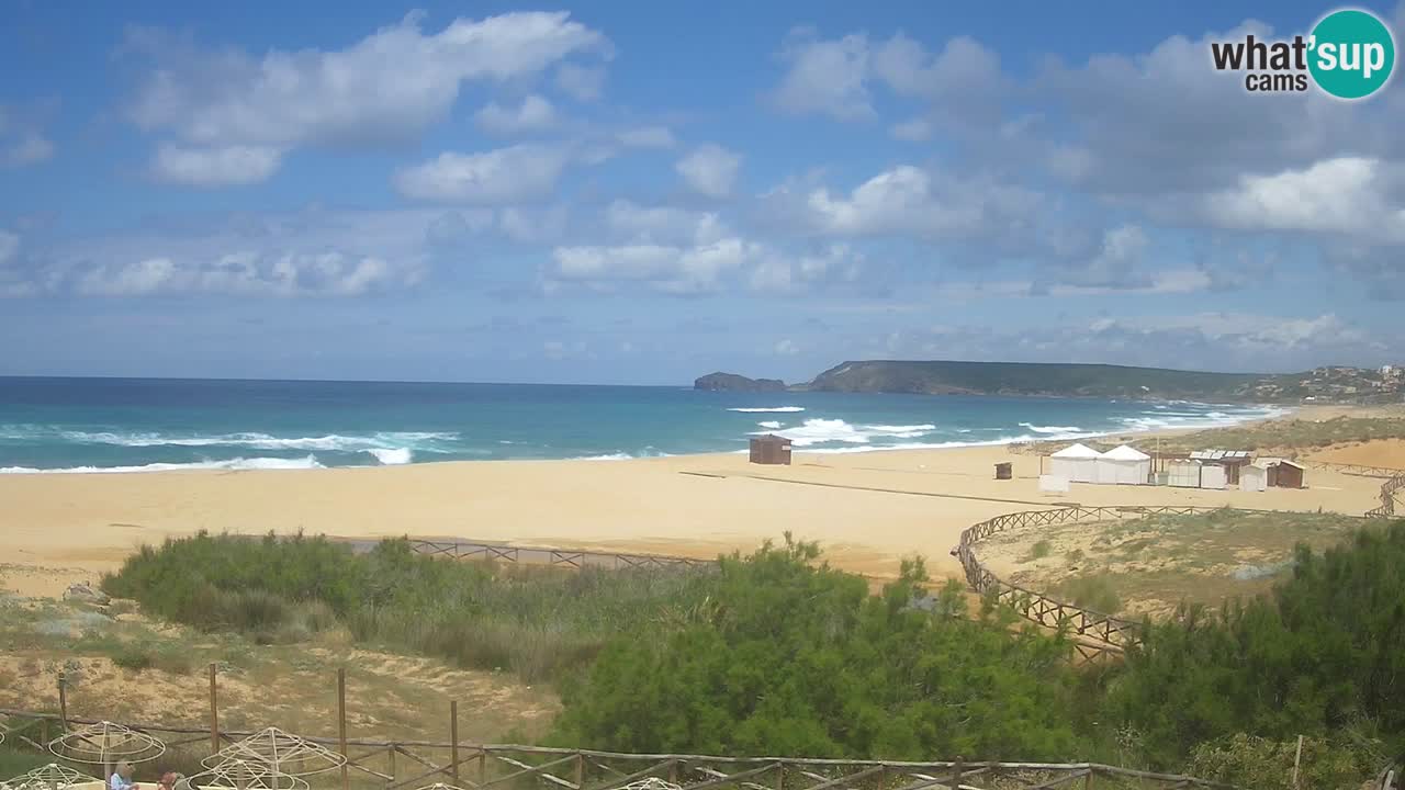 Webcam Torre dei Corsari – Vue en direct sur la plage depuis Punta Usai