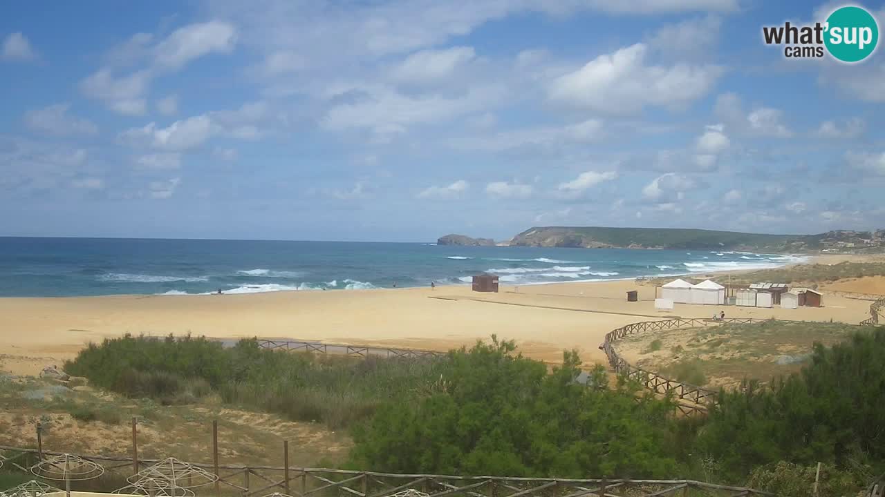 Webcam Torre dei Corsari – Liveblick auf den Strand von Punta Usai