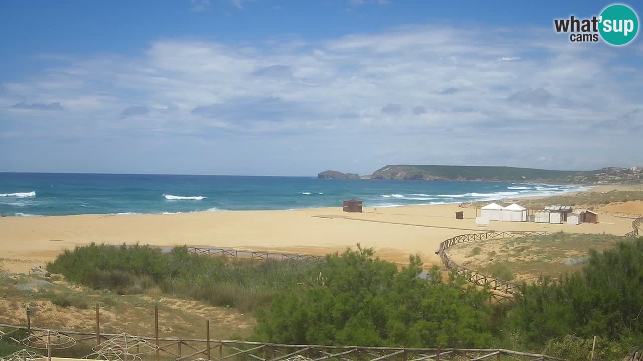 Webcam Torre dei Corsari – Live Beach View from Punta Usai