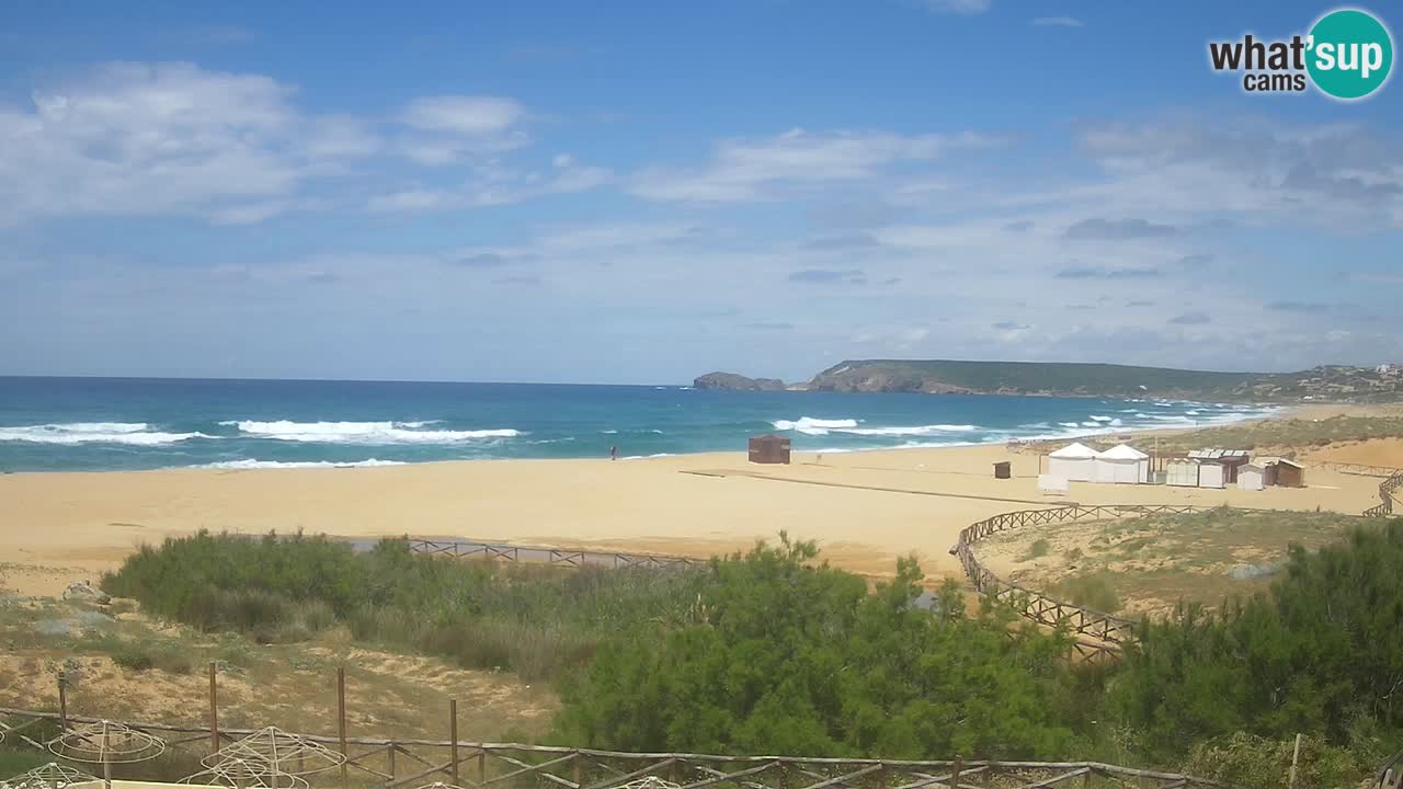 Webcam Torre dei Corsari – Live Beach View from Punta Usai