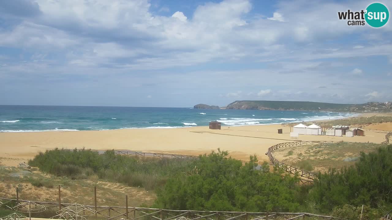 Webcam Torre dei Corsari – Vue en direct sur la plage depuis Punta Usai