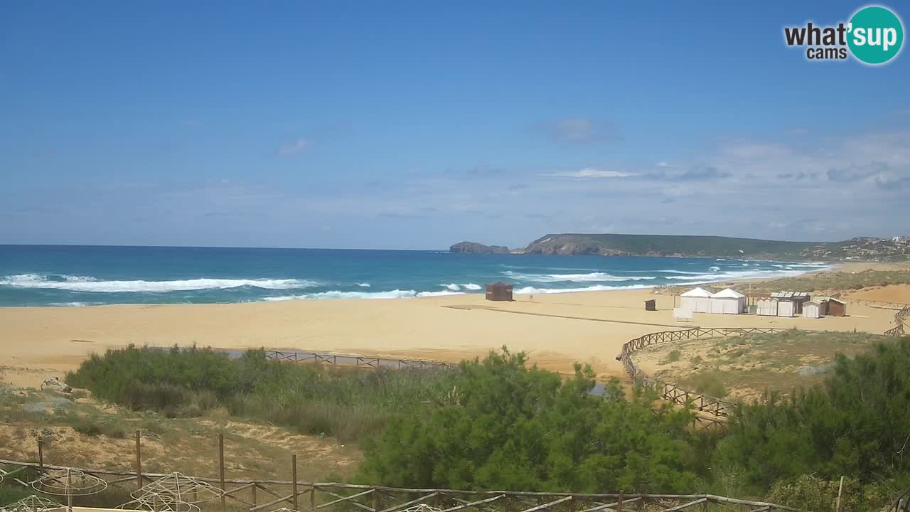 Webcam Torre dei Corsari – Liveblick auf den Strand von Punta Usai