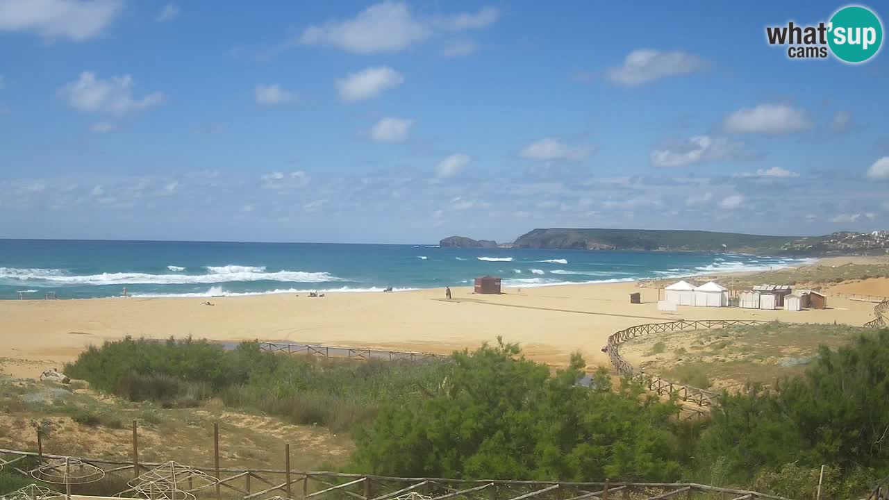 Webcam Torre dei Corsari – Liveblick auf den Strand von Punta Usai