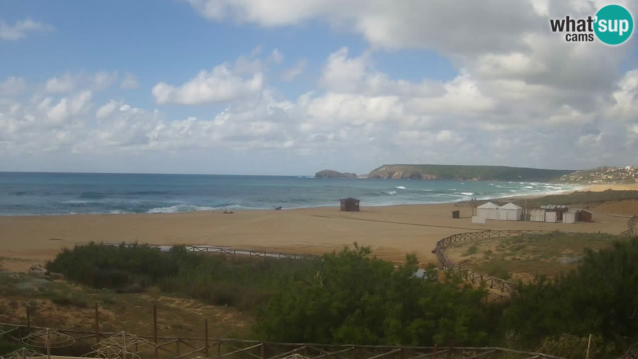 Webcam Torre dei Corsari – Vue en direct sur la plage depuis Punta Usai