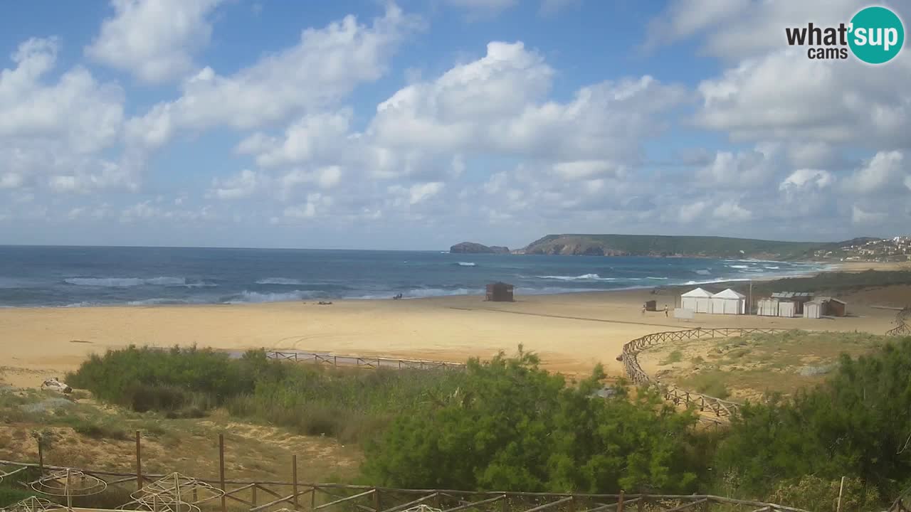 Webcam Torre dei Corsari – Vue en direct sur la plage depuis Punta Usai