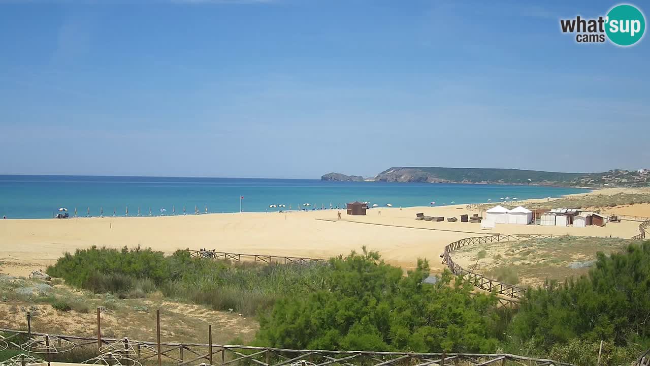 Webcam Torre dei Corsari – Live Beach View from Punta Usai