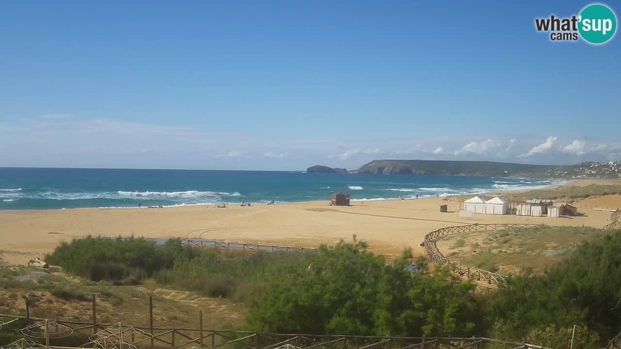 Webcam Torre dei Corsari – Vista live sulla spiaggia da Punta Usai