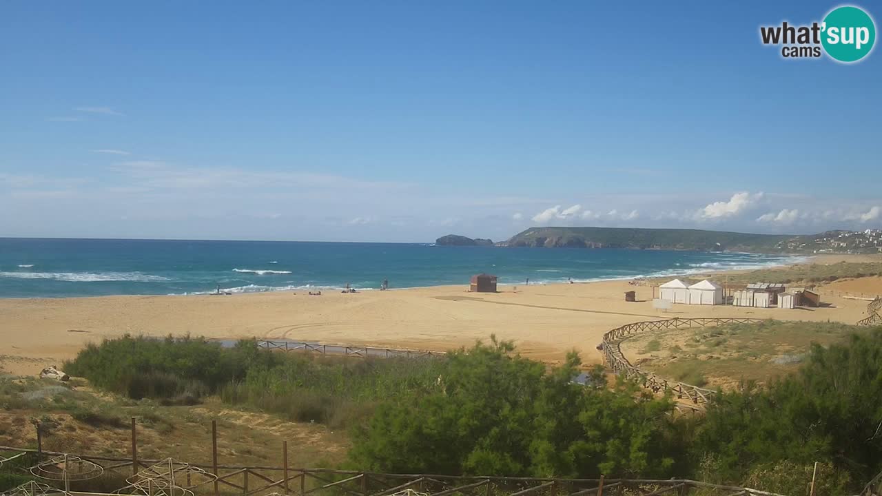 Spletna kamera Torre dei Corsari – Pogled v živo na plažo s Punta Usai