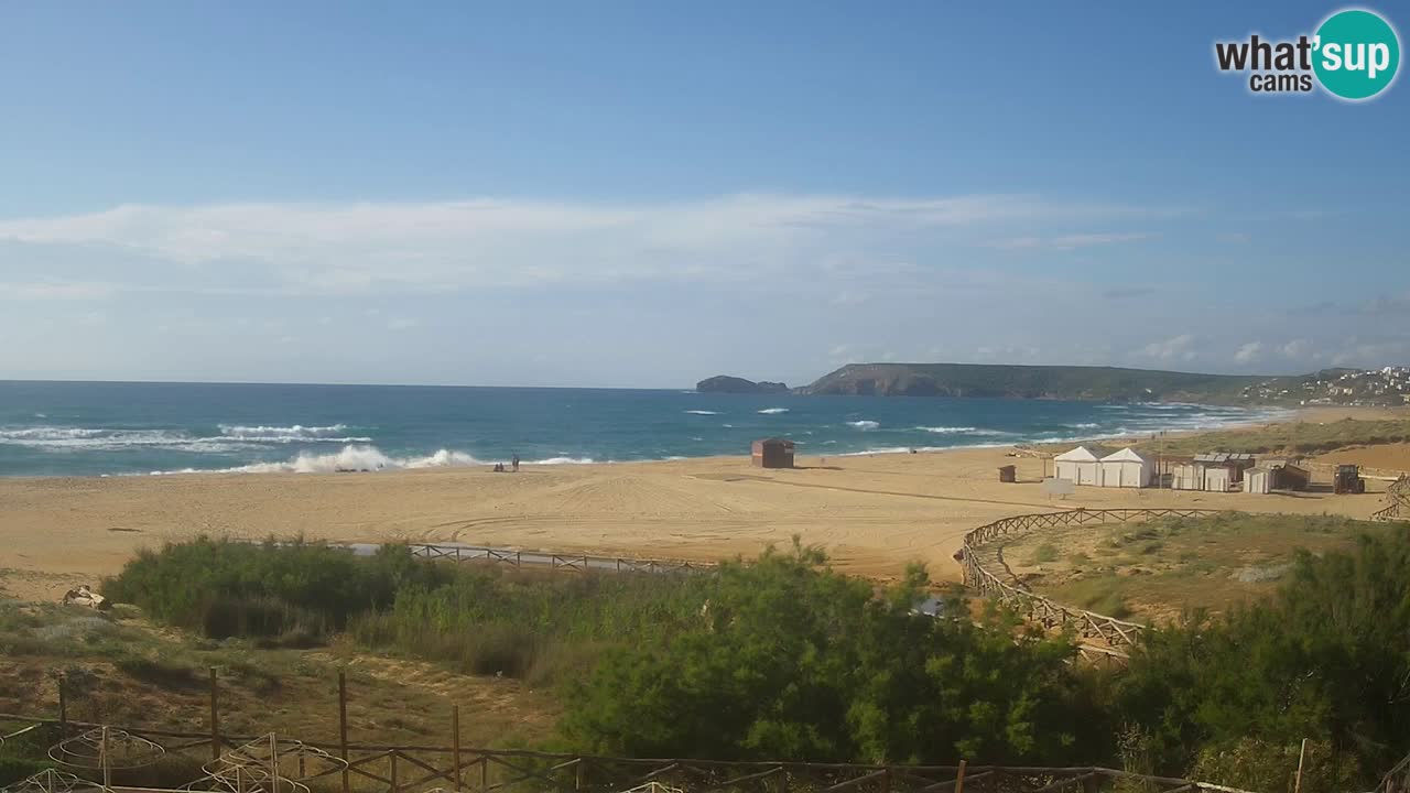 Webcam Torre dei Corsari – Vista live sulla spiaggia da Punta Usai