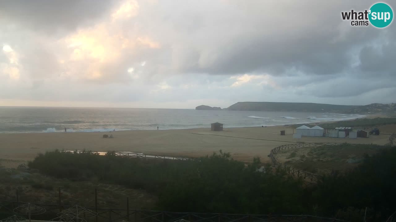 Webcam Torre dei Corsari – Vista live sulla spiaggia da Punta Usai