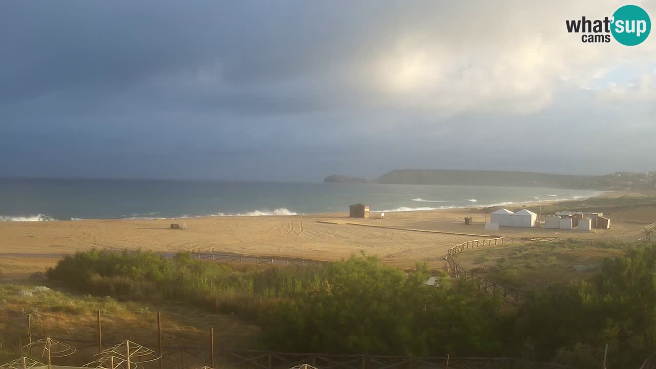 Webcam Torre dei Corsari – Live Beach View from Punta Usai