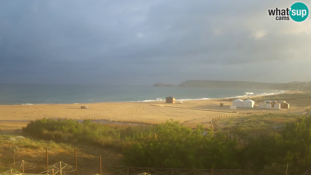 Webcam Torre dei Corsari – Live Beach View from Punta Usai