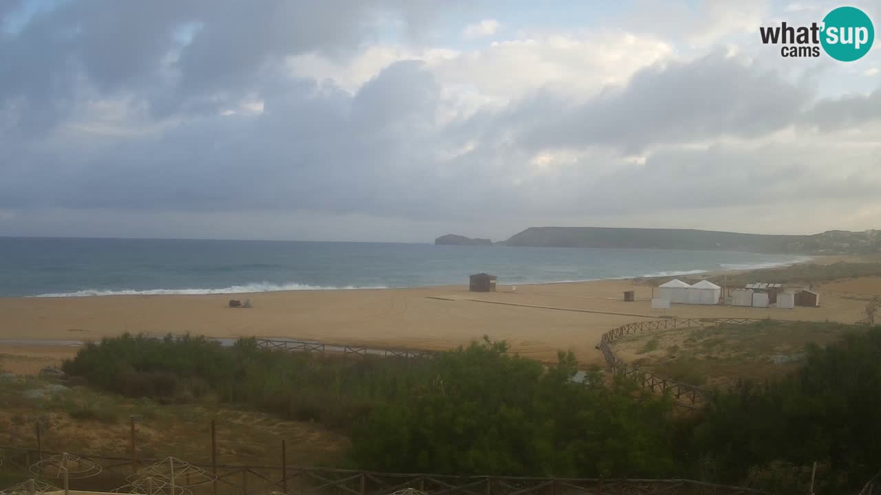 Webcam Torre dei Corsari – Vista live sulla spiaggia da Punta Usai