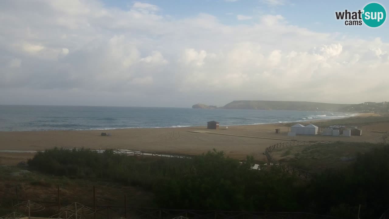 Cámara web Torre dei Corsari – Vista en directo de la playa desde Punta Usai