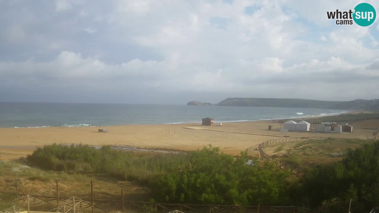 Cámara web Torre dei Corsari – Vista en directo de la playa desde Punta Usai