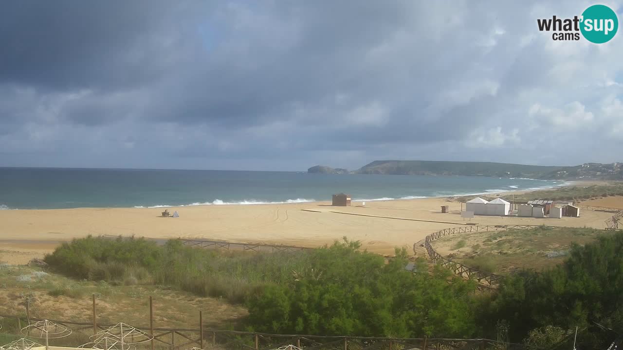 Spletna kamera Torre dei Corsari – Pogled v živo na plažo s Punta Usai
