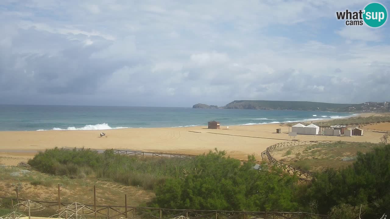 Webcam Torre dei Corsari – Liveblick auf den Strand von Punta Usai