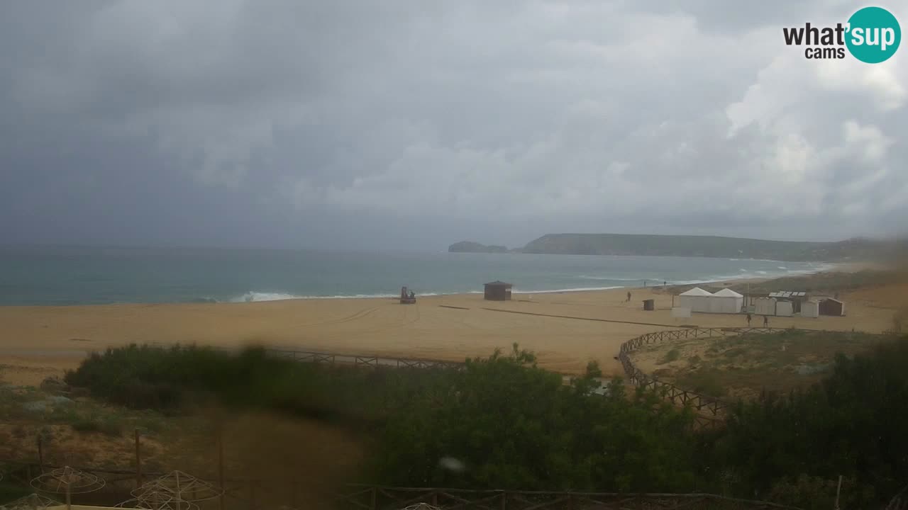 Webcam Torre dei Corsari – Liveblick auf den Strand von Punta Usai