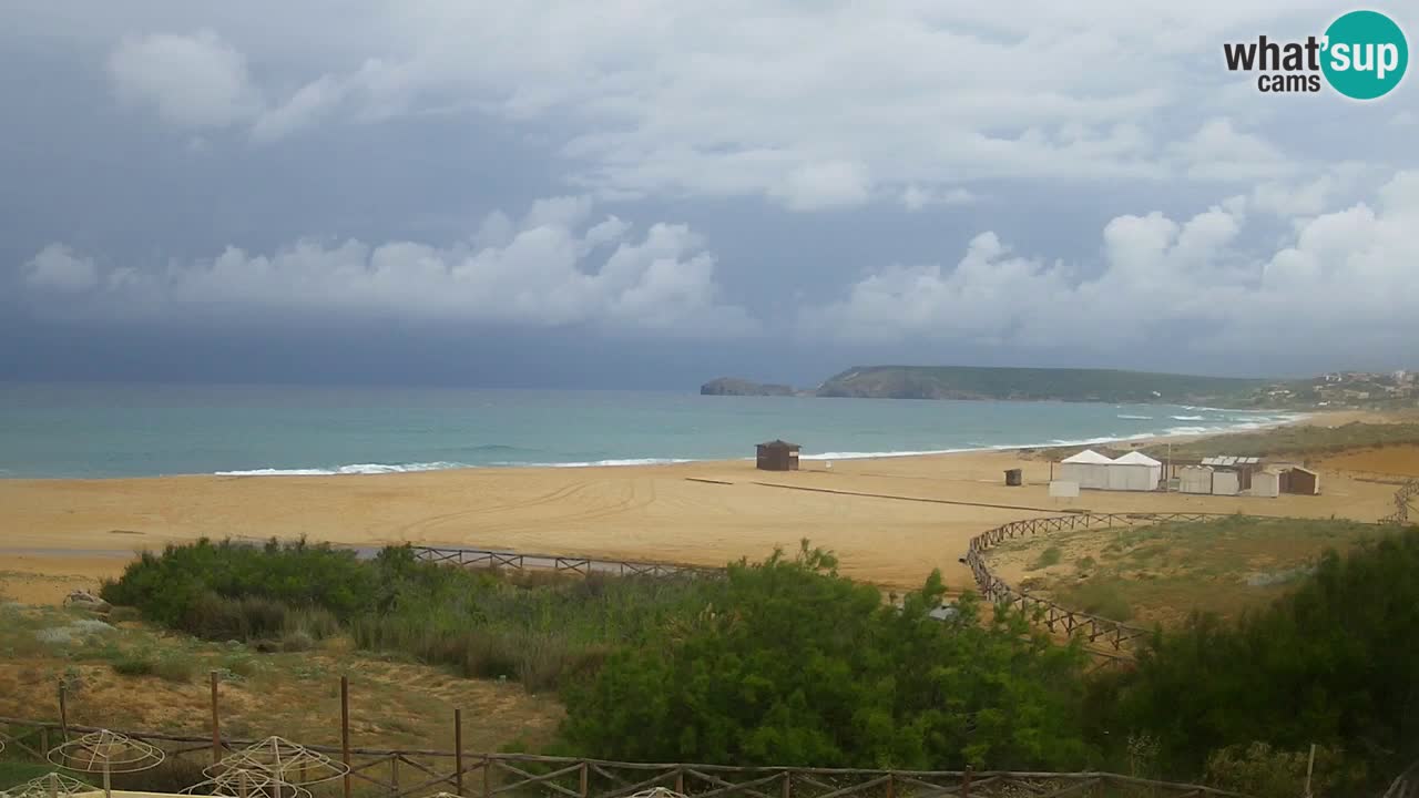 Webcam Torre dei Corsari – Vista live sulla spiaggia da Punta Usai