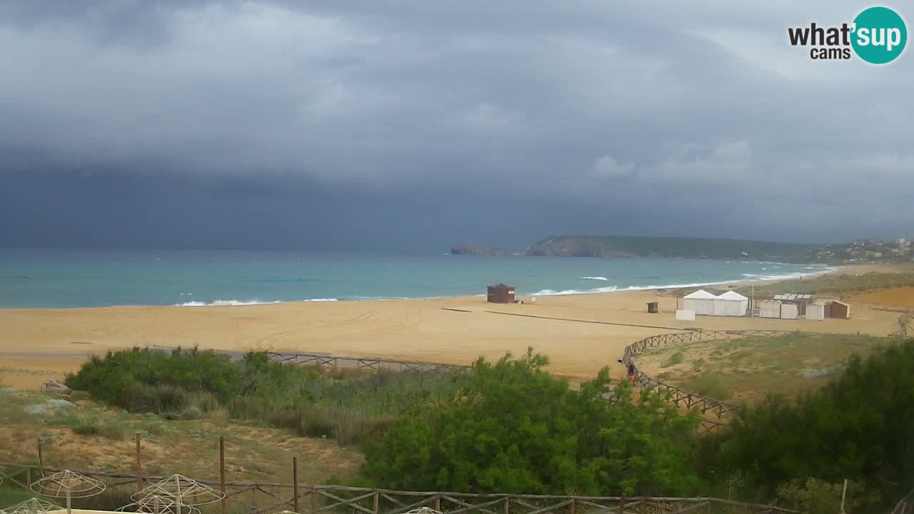 Cámara web Torre dei Corsari – Vista en directo de la playa desde Punta Usai