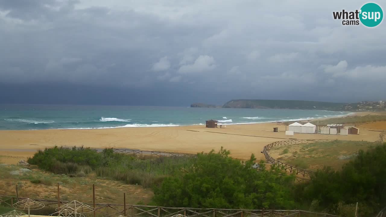 Webcam Torre dei Corsari – Liveblick auf den Strand von Punta Usai