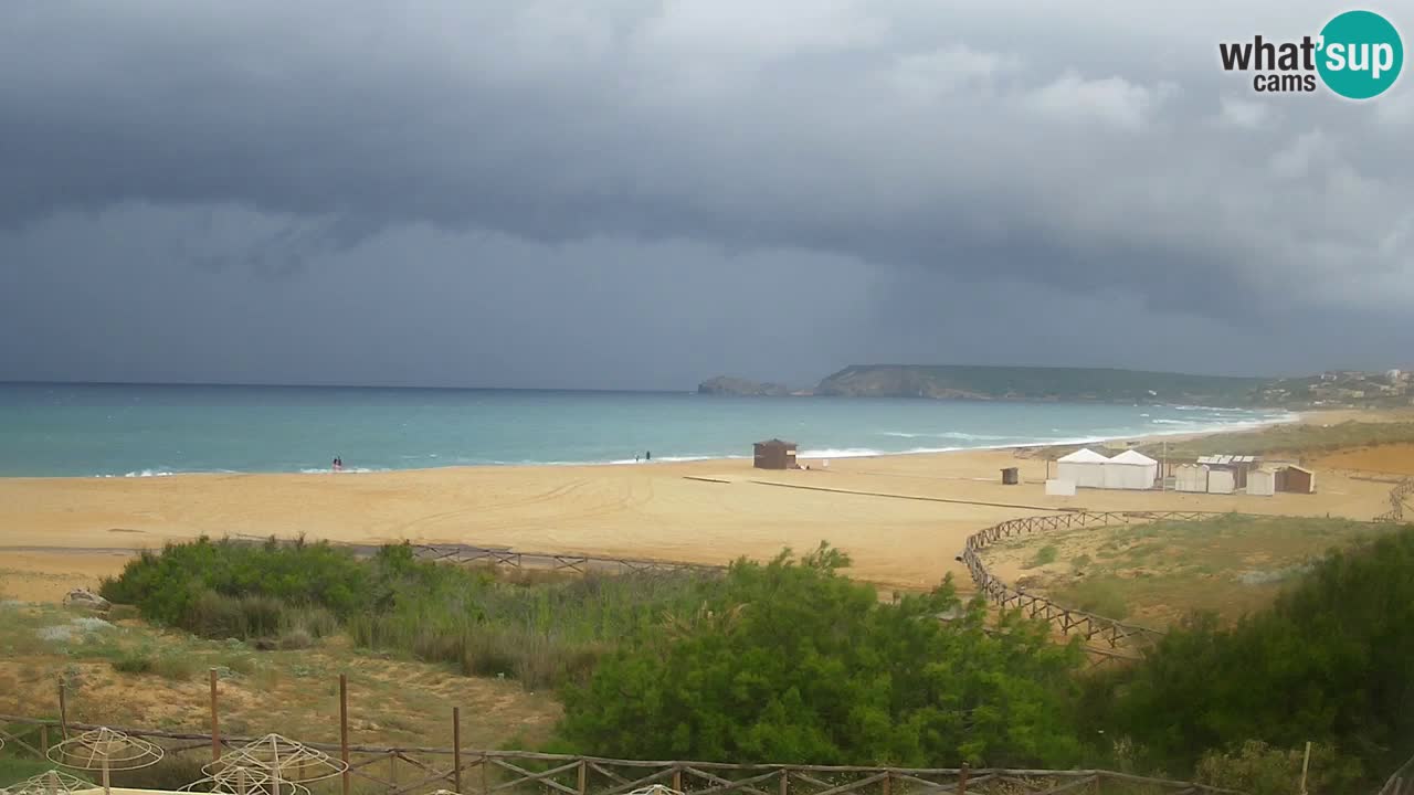Cámara web Torre dei Corsari – Vista en directo de la playa desde Punta Usai
