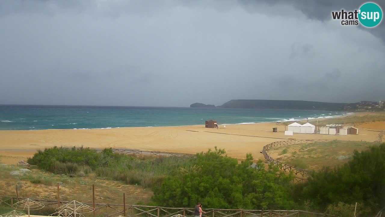 Webcam Torre dei Corsari – Liveblick auf den Strand von Punta Usai