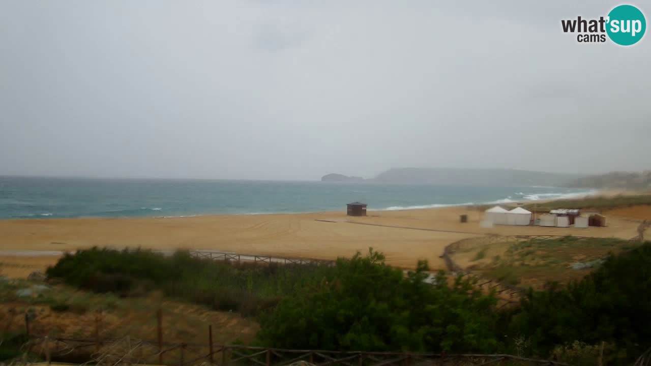 Webcam Torre dei Corsari – Live Beach View from Punta Usai