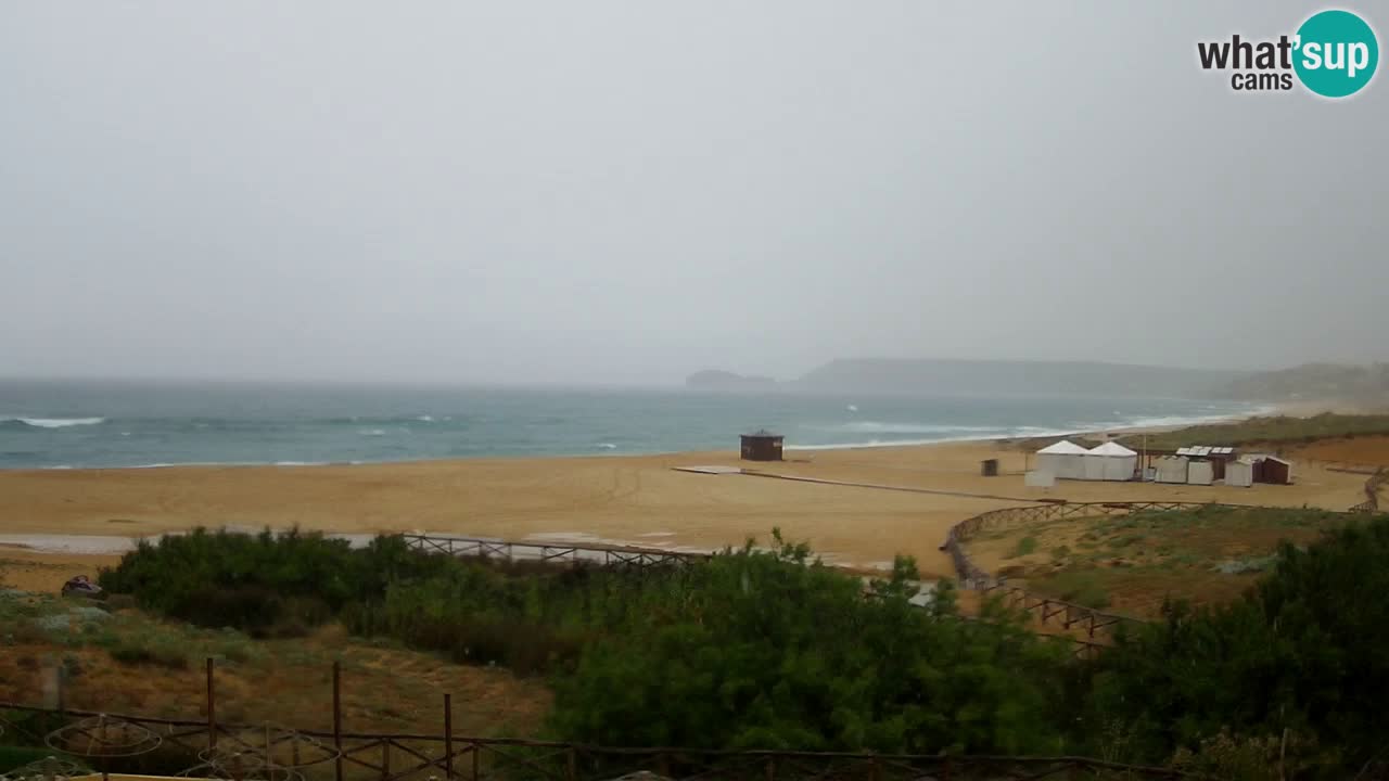 Webcam Torre dei Corsari – Vista live sulla spiaggia da Punta Usai