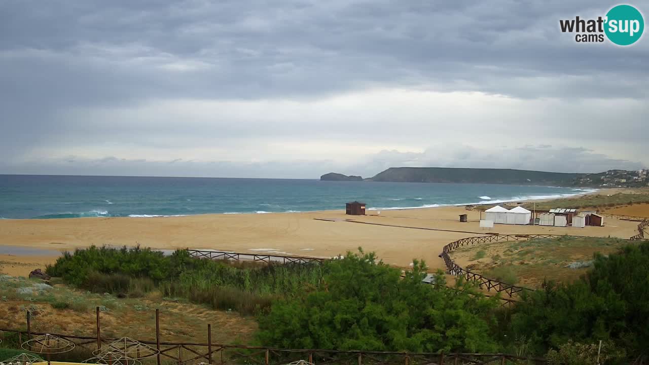 Webcam Torre dei Corsari – Vista live sulla spiaggia da Punta Usai