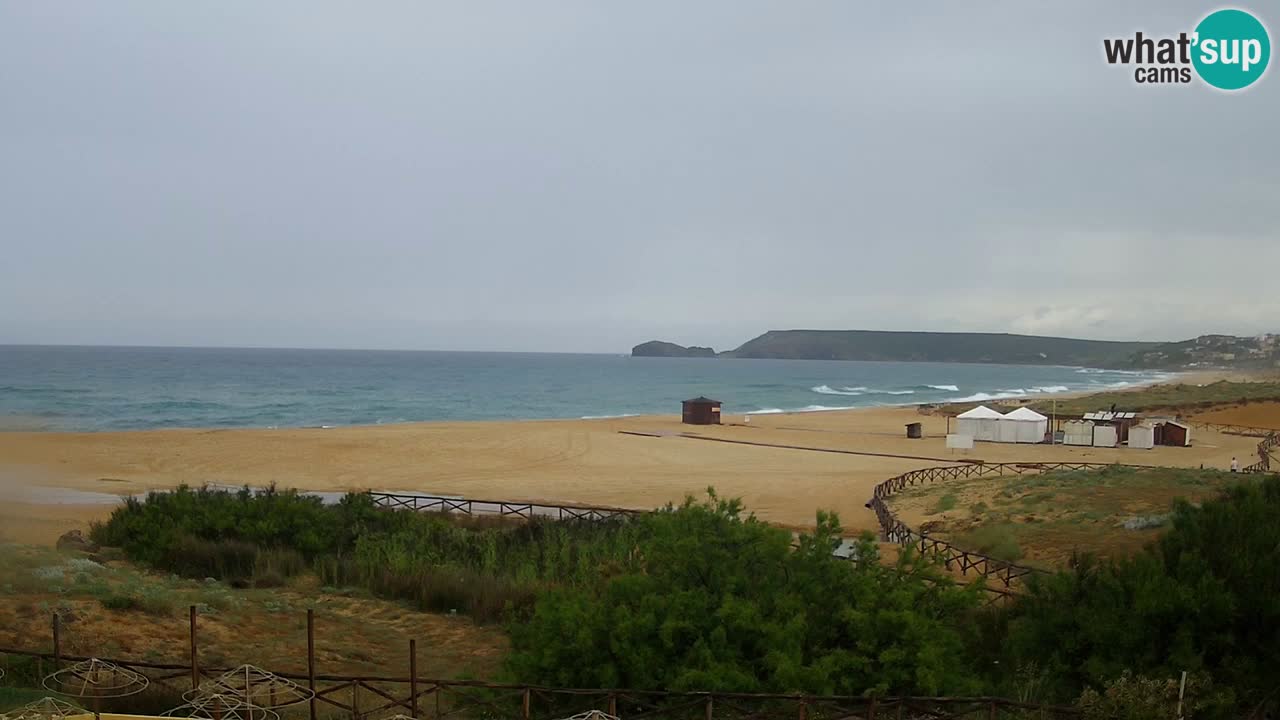 Webcam Torre dei Corsari – Liveblick auf den Strand von Punta Usai