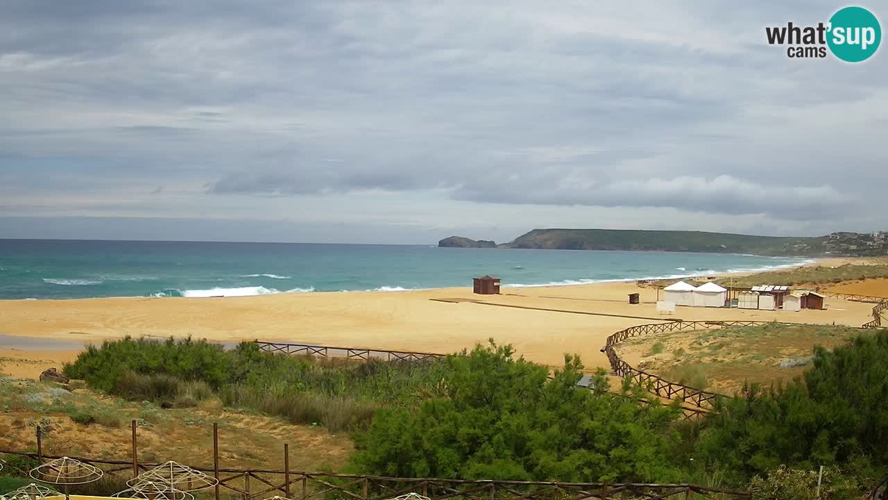 Webcam Torre dei Corsari – Vista live sulla spiaggia da Punta Usai