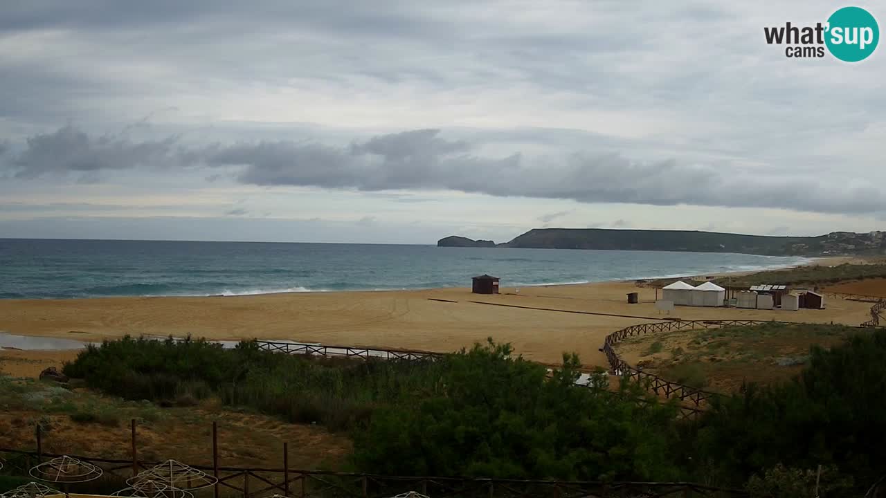 Webcam Torre dei Corsari – Liveblick auf den Strand von Punta Usai