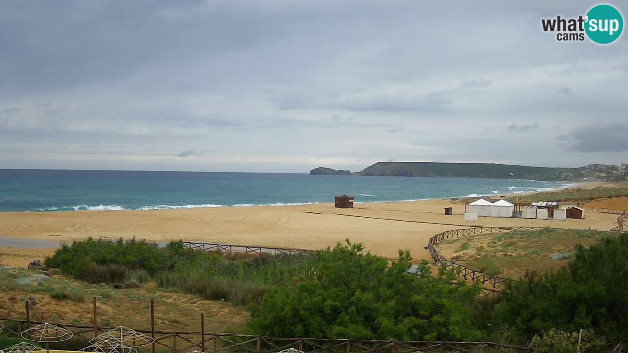 Webcam Torre dei Corsari – Vista live sulla spiaggia da Punta Usai