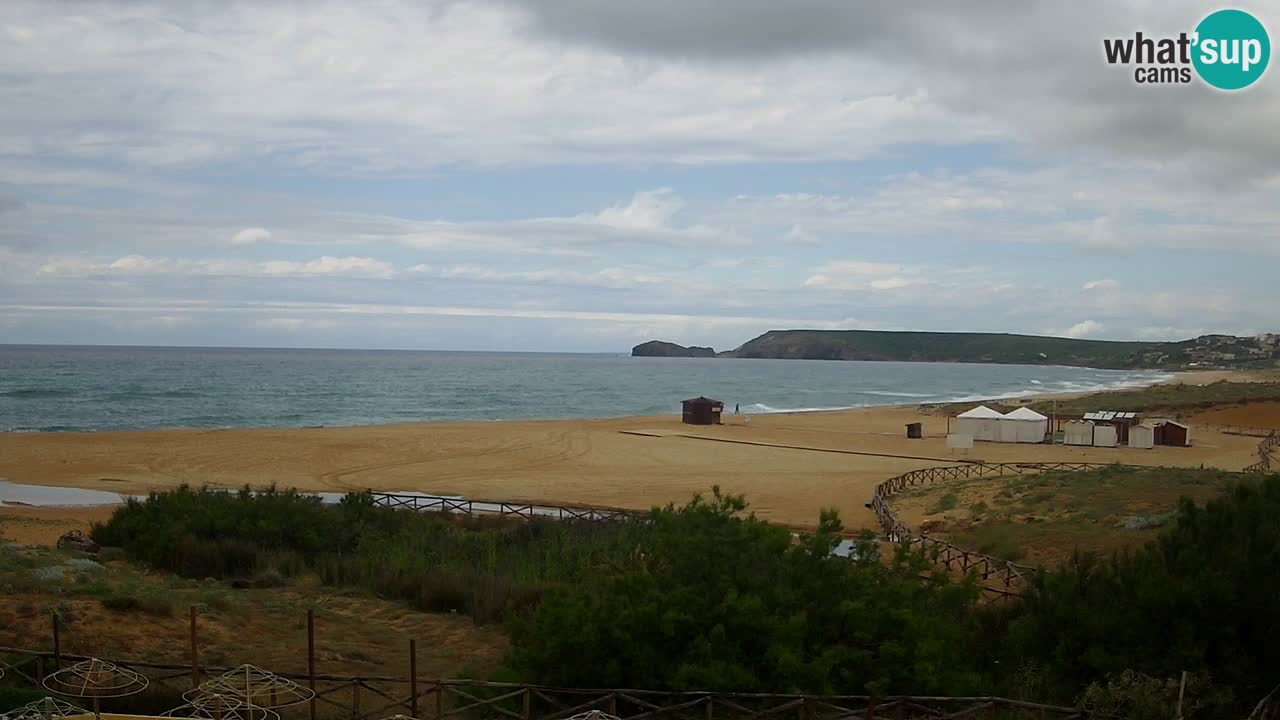 Webcam Torre dei Corsari – Vue en direct sur la plage depuis Punta Usai