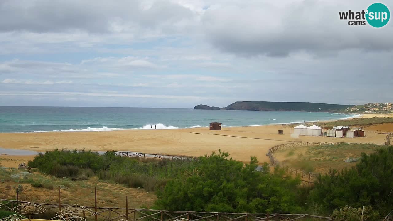 Webcam Torre dei Corsari – Liveblick auf den Strand von Punta Usai