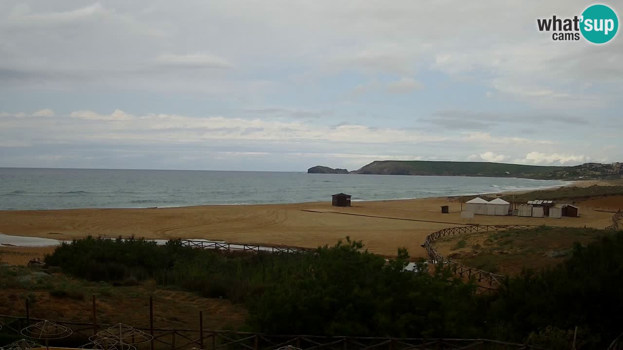 Webcam Torre dei Corsari – Vista live sulla spiaggia da Punta Usai