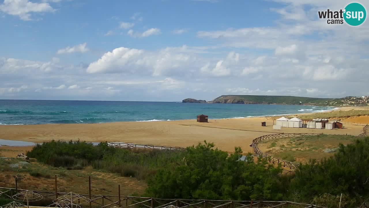 Cámara web Torre dei Corsari – Vista en directo de la playa desde Punta Usai